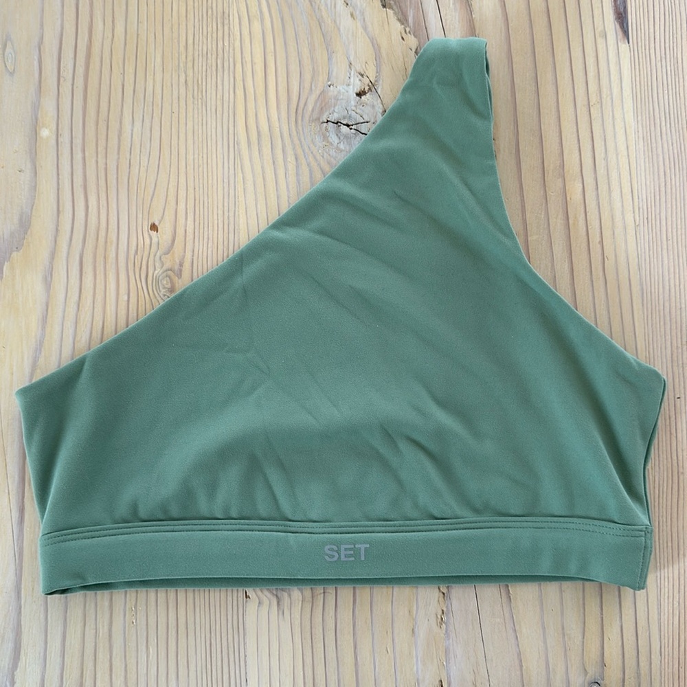 Set Active LUXFORM® ONE SHOULDER BRA - MEADOW (Size S)